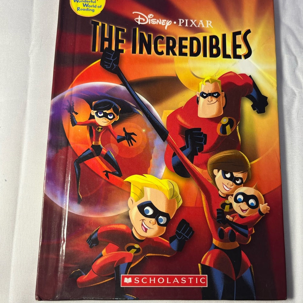 Vintage‎ 2006 Disney Pixar The Incredibles HC Wonderful World Reading Book
